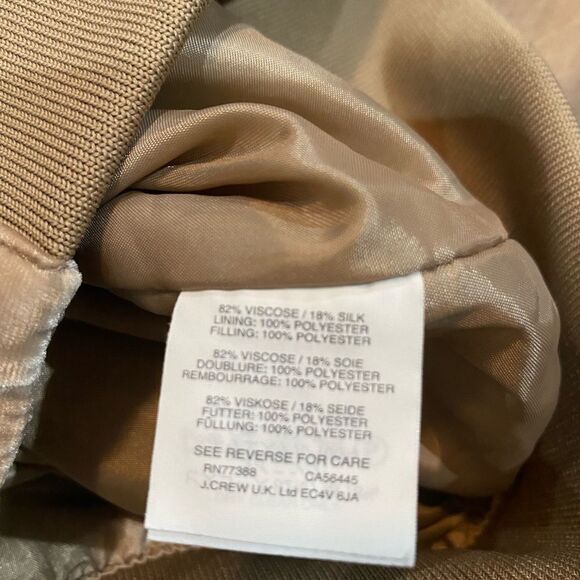 Madewell velvet bomber jacket size medium - Picture 6 of 7